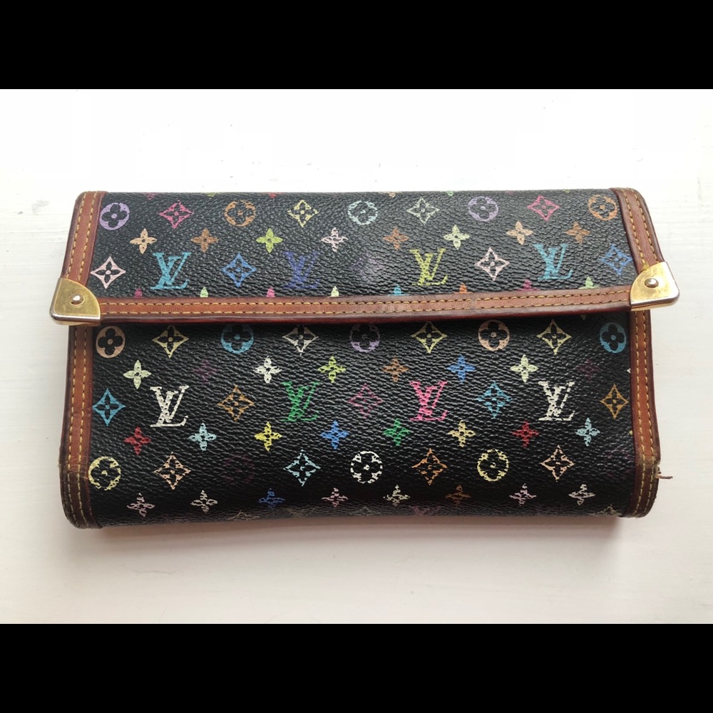 Vintage Louis Vuitton Multicolor Wallet